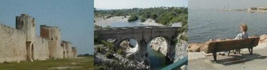 Aigues Mortes, Gorges de l`Herault, Etang de Thau