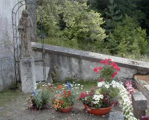 Sein Grab in Gößweinstein